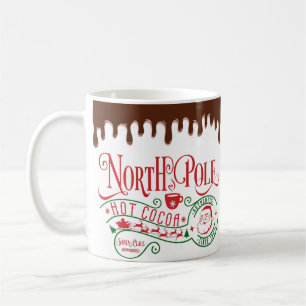 Funny North Pole Hot Chocolate Christmas Coffee Mug