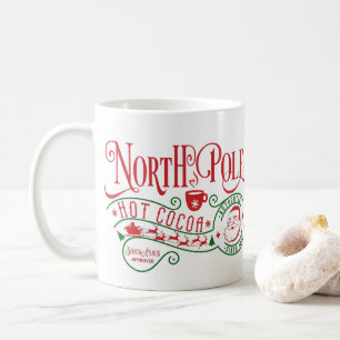 Funny North Pole Hot Chocolate Christmas Coffee Mug