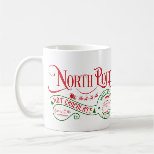 Funny North Pole Hot Chocolate Christmas Coffee Mug