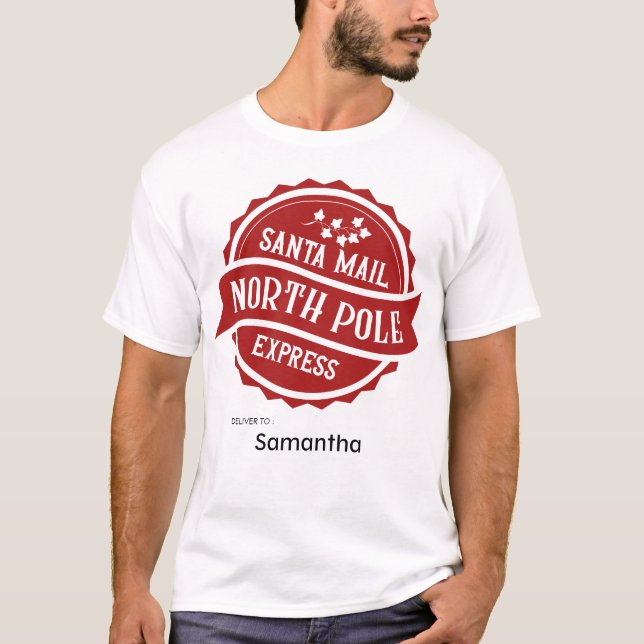 Funny north pole modern T-Shirt (Front)