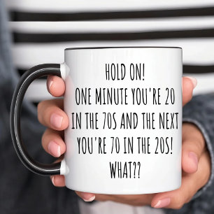 Funny Nostalgia Happy 70th Birthday Coffee Mug