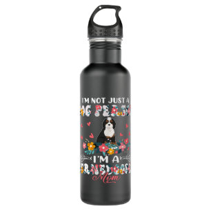 Funny Not A Dog Im A Bernedoodle Mum Floral Dog Lo 710 Ml Water Bottle