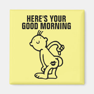 Funny Not a Morning Person Fridge Magnets