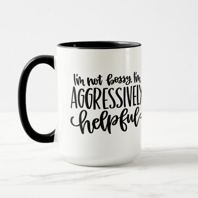Funny Not Bossy Mug (Left)