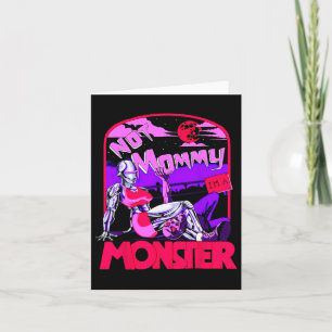 Funny Not Mummy I'm A Monster Workout Bodybuilding Card