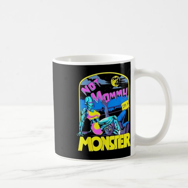 Funny Not Mummy I'm A Monster Workout Bodybuilding Coffee Mug (Right)