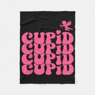Funny Not Today Cupid Anti Valentines Day Women Me Fleece Blanket