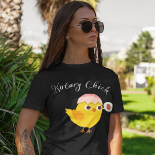 Funny Notary   Office - Notary Chick T-Shirt