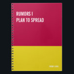 Funny Notebook, Humourous Writing Pad Journal, Not Notebook<br><div class="desc">Funny notebook to use for all your daily reminders, deep thoughts and grievances, or for just taking notes at school and work. It makes a great gift.</div>