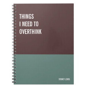 Funny Notebook, Humourous Writing Pad Journal, Not Notebook