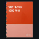 Funny Notebook, Humourous Writing Pad Journal, Not Notebook<br><div class="desc">Funny notebook to use for all your daily reminders,  deep thoughts and grievances,  or for just taking notes at school and work. It makes a great gift.</div>