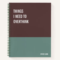 Funny Notebook, Humourous Writing Pad Journal, Not