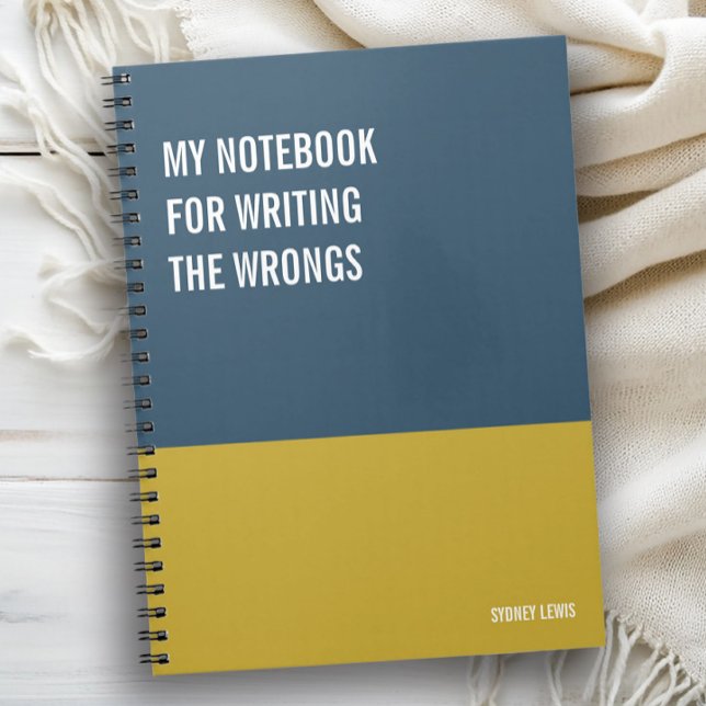 Funny Notebook, Humourous Writing Pad Journal, Not Notebook (Creator Uploaded)