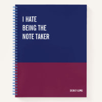Funny Notebook, Humourous Writing Pad Journal, Not