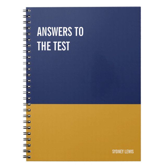 Funny Notebook, Humourous Writing Pad Journal, Not Notebook (Front)