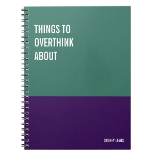 Funny Notebook, Humourous Writing Pad Journal, Not Notebook