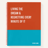 Funny Notebook, Humourous Writing Pad Journal, Not