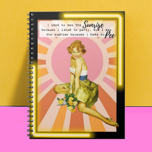 Funny Notebook Journal Best Friend Gift "Sunrise"