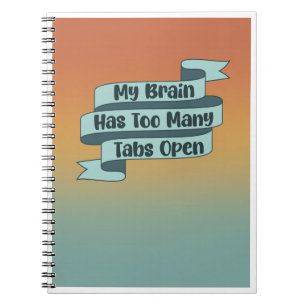 Funny Notebook Overthinking Journal