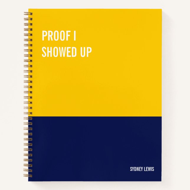 Funny Notebook, Snarky Writing Pad Journal, Note Notebook (Front)