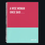 Funny Notebook, Snarky Writing Pad Journal, Note Notebook<br><div class="desc">Funny notebook to use for all your daily reminders,  deep thoughts and grievances,  or for just taking notes at school and work. It makes a great gift.</div>