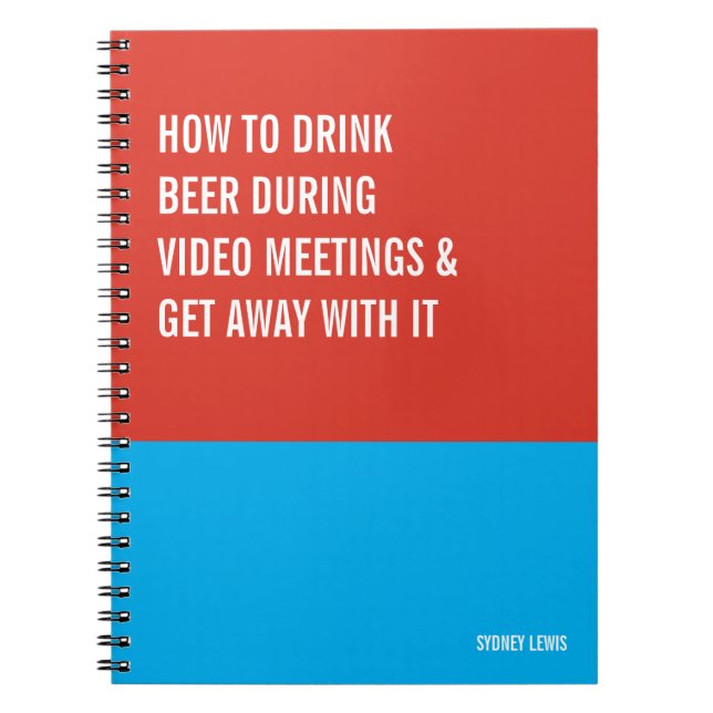Funny Notebook, Snarky Writing Pad Journal, Note Notebook (Front)