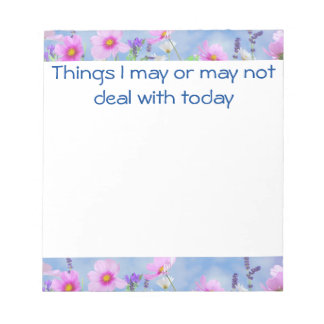 Funny notepad