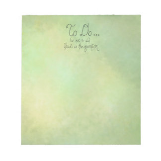 Funny notepad “to do or not to do”