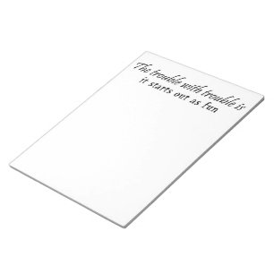 Funny notepads gifts office humour unique gift