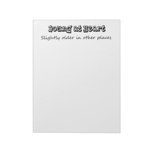 Funny notepads old age humour gifts (Rotated)