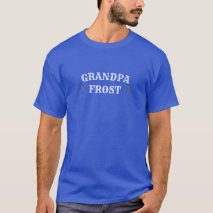 Funny Novelty Christmas GRANDPA FROST COSTUME T-Shirt