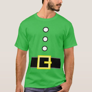 Funny Novelty Christmas SANTA'S ELF SUIT COSTUME   T-Shirt