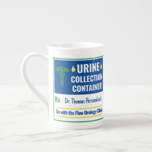 Funny Novelty Doctor Nurse Urine Collection Custom Bone China Mug