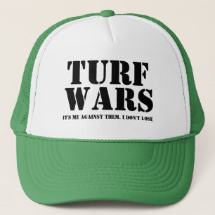 Funny Novelty Father's Day Gift Idea TURF WARS Trucker Hat
