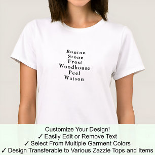 Funny Novelty Forename Name Celebration Game 01B T-Shirt