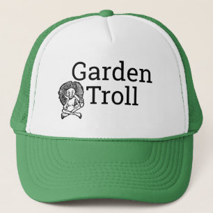 Funny Novelty Gardening GARDEN TROLL Trucker Hat