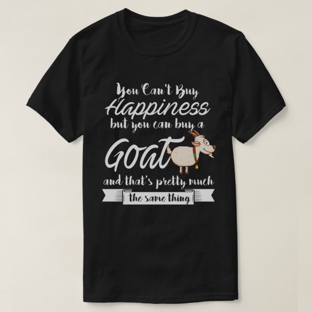 Funny Novelty Gift For Goat Lover T-Shirt (Design Front)