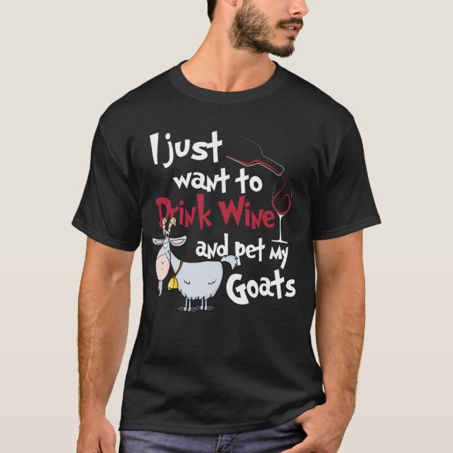 Funny Novelty Gift For Goat Lover T-Shirt (Front)