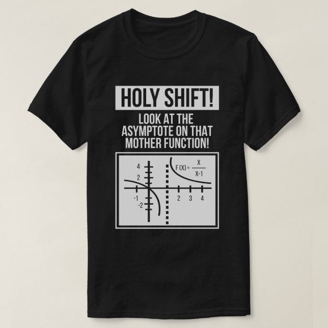 Funny Novelty Gift For Mathematician T-Shirt (Design Front)