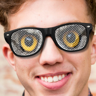 funny novelty halloween party night owl eyes retro sunglasses