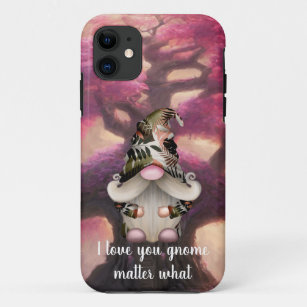 Funny Novelty I love you gnome matter what Case-Mate iPhone Case