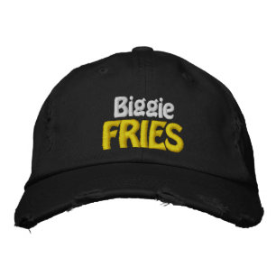 Funny Novelty Mens Fashion  Baseball BIGGIE FRIES  Embroidered Hat