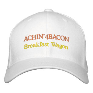 Funny Novelty Mens Sports ACHIN'4BACON Embroidered Hat