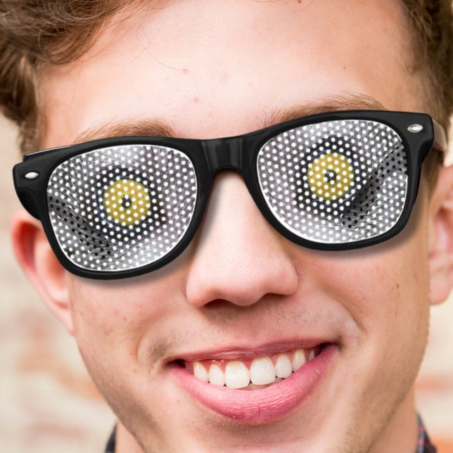 funny novelty nerdy crazy animal lemur eyes retro sunglasses (funny novelty nerdy crazy animal lemur eyes retro sunglasses)