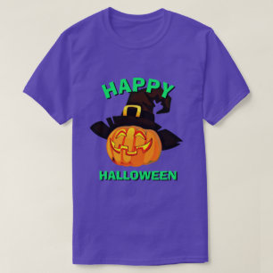 Funny novelty sports football HAPPY HALLOWEEN T-Sh T-Shirt