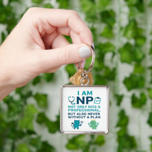 Funny NP Keychain – Nurse Practitioner Gift