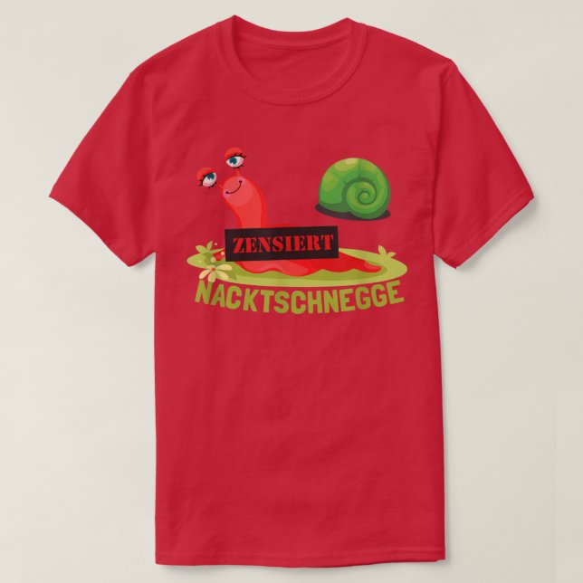 Funny nudibranch slug Fun  T-Shirt (Design Front)