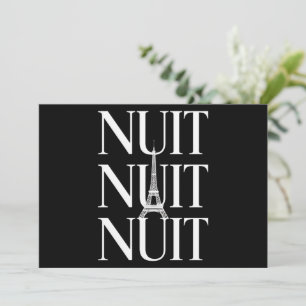 Funny Nuit Nuit Invitation