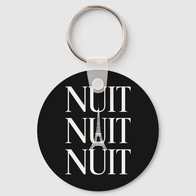 Funny Nuit Nuit Key Ring (Front)