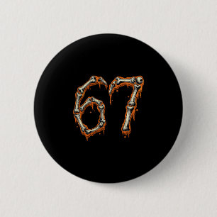 Funny Number 6 67 Meme Costume Matching Group Hall Cm Round Badge